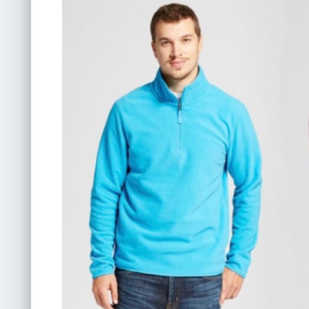 Men’s Micro Fleece Jacket Sweater Sweatshirt Large